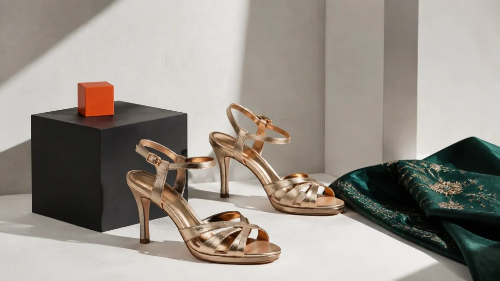 golden heels Pakistan style and fit guide