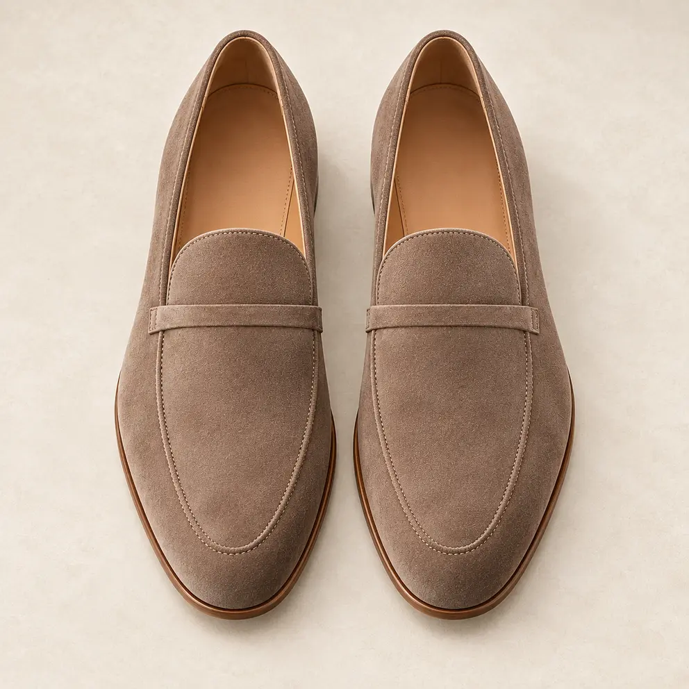 Mushroom Minimal Loafer — 05 top down