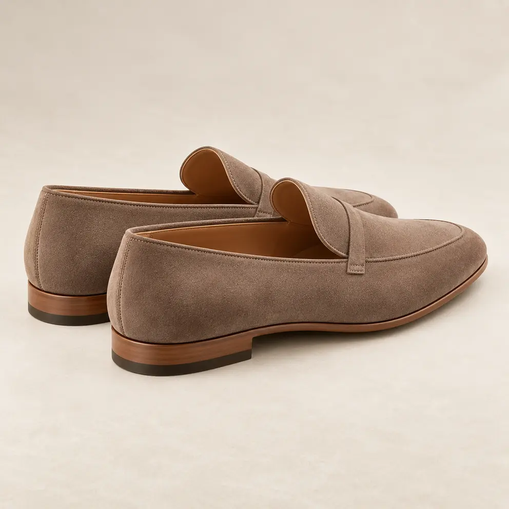 Mushroom Minimal Loafer — 06 rear view