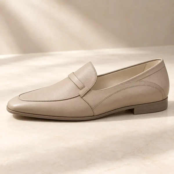 Pearl Stone Contemporary Loafer — 01 side profile