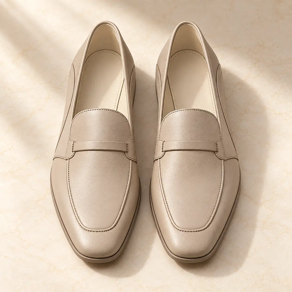Pearl Stone Contemporary Loafer — 05 top down