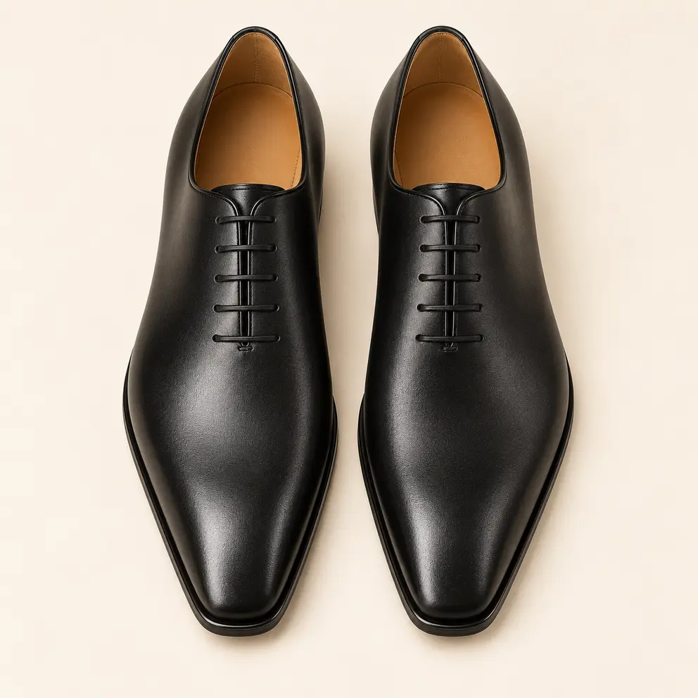 Product 01 Obsidian Sculpted Wholecut Oxford - 05 Top Down