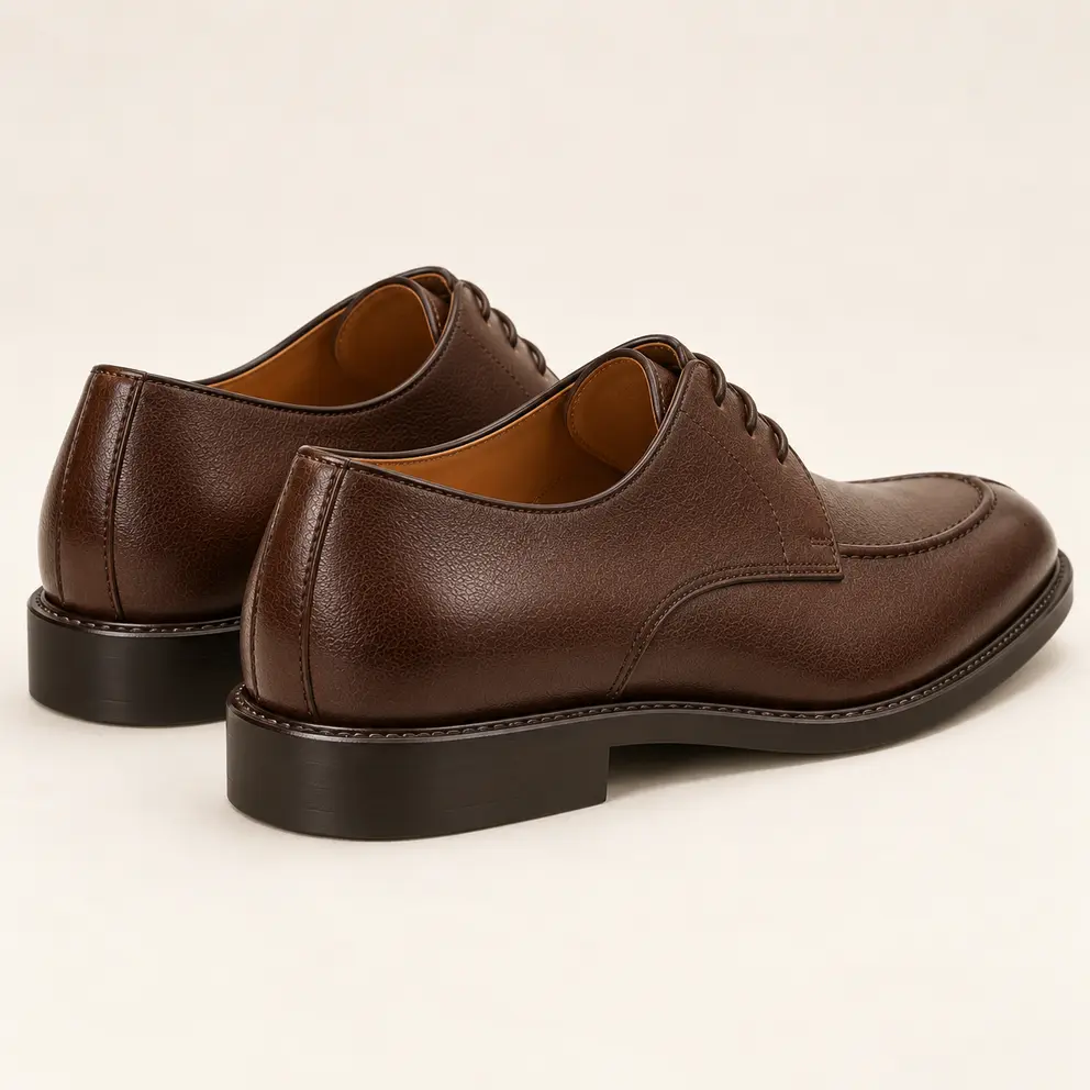 Product 02 Espresso Split Toe Derby - 06 Rear View
