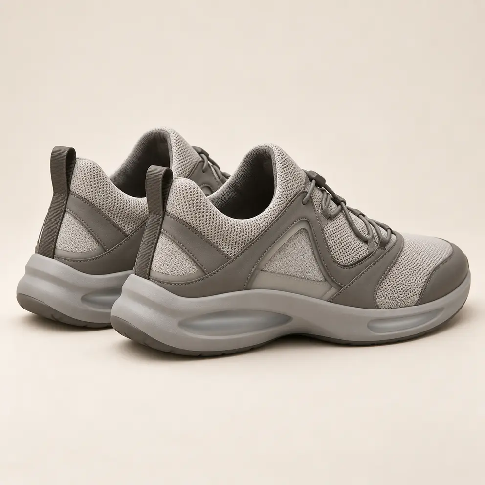 Graphite Aero Frame Sneaker - rear view