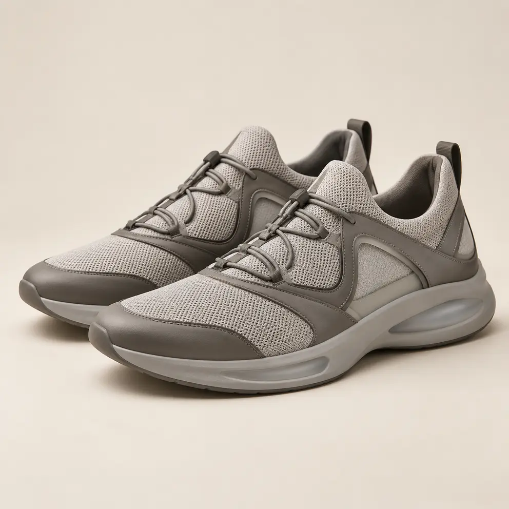Graphite Aero Frame Sneaker - front view