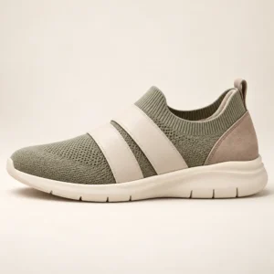 Sage Contour Knit Sneaker - side profile