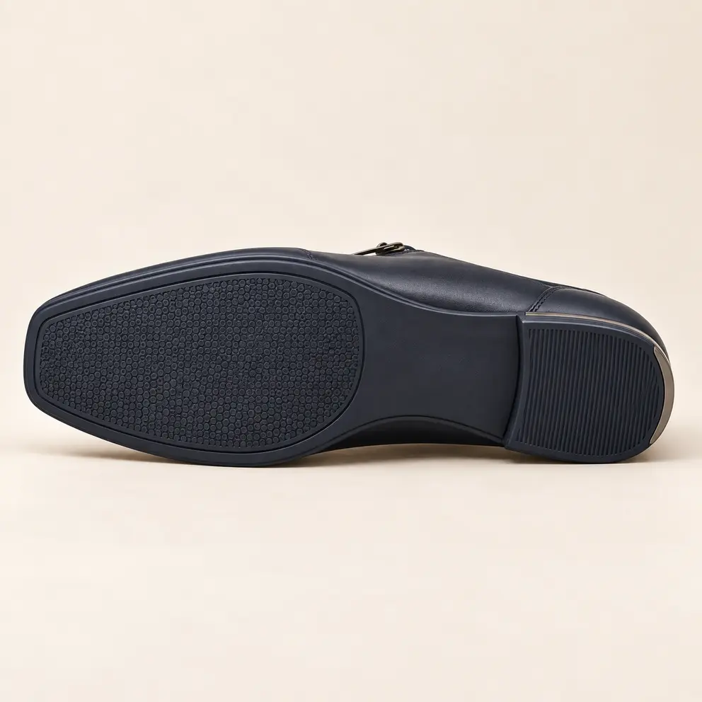 Midnight Navy Zip Low-Top Sneaker - outsole